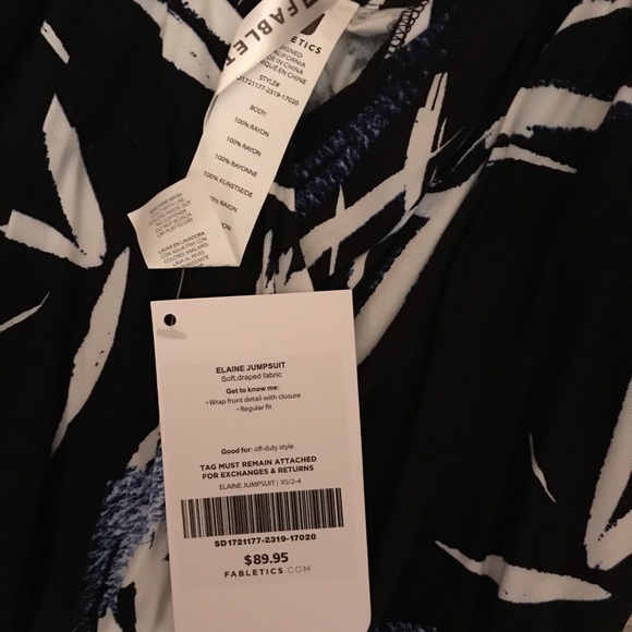 Patterned jumpsuit NWT - Picture 6 of 6